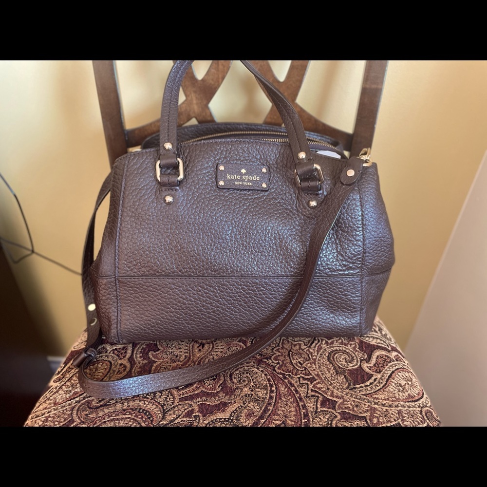 Kate Spade New York Brown Leather Satchel